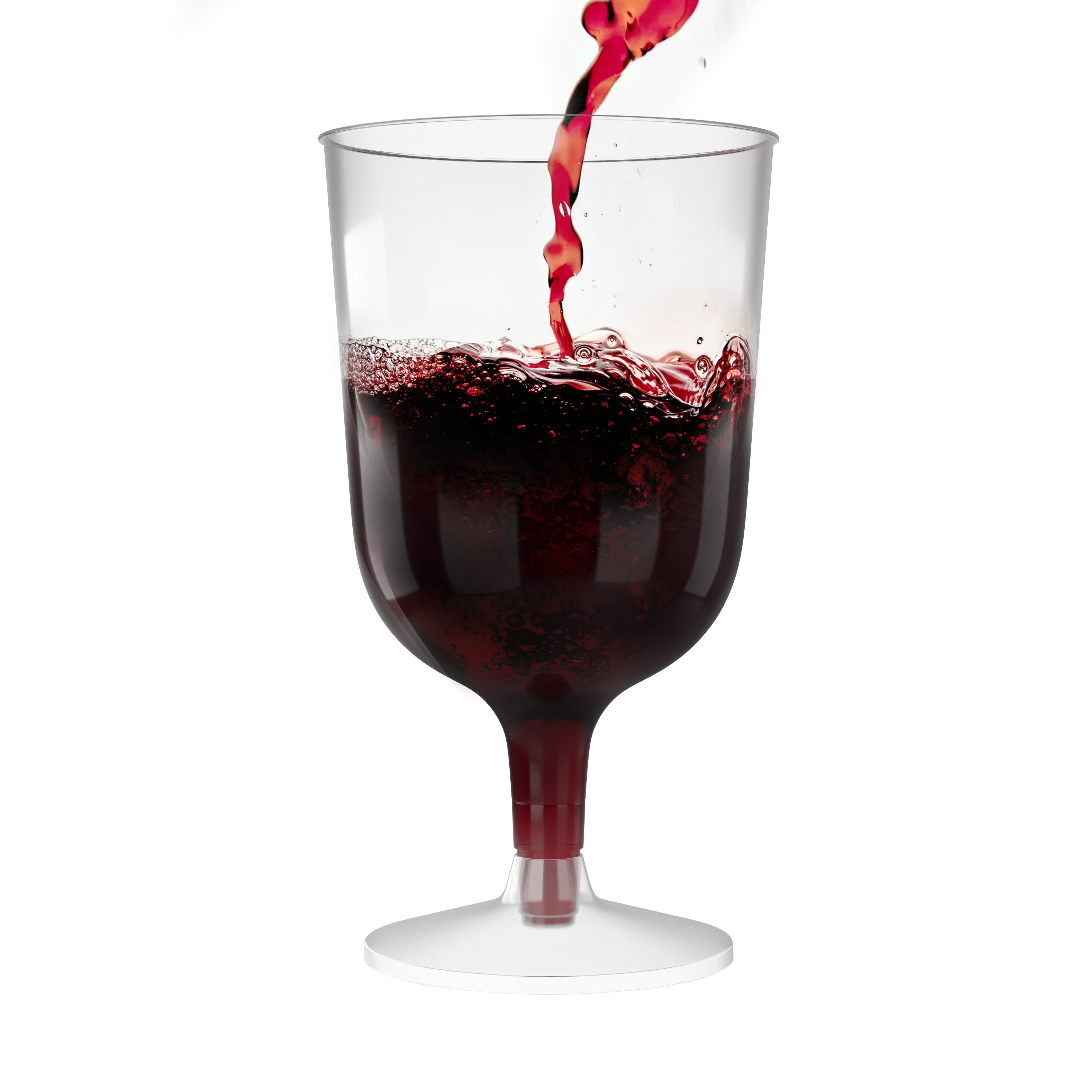 6 Oz. Clear Plastic Wine Cups | 20 Count