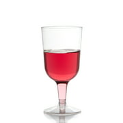 6 Oz. Clear Plastic Wine Cups | 20 Count