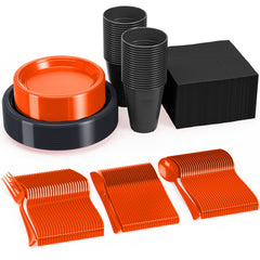 350 pcs Halloween tableware set