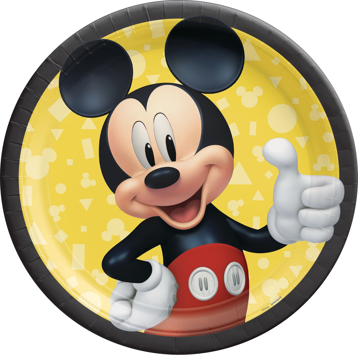 Mickey Mouse Forever 9" Round Paper Plates - 8 Pack