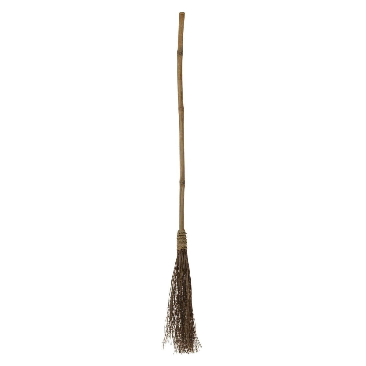 Rustic Bamboo Witch Broom Costume Accessory