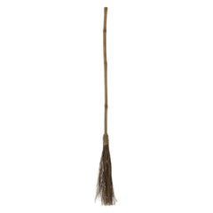 Rustic Bamboo Witch Broom Costume Accessory