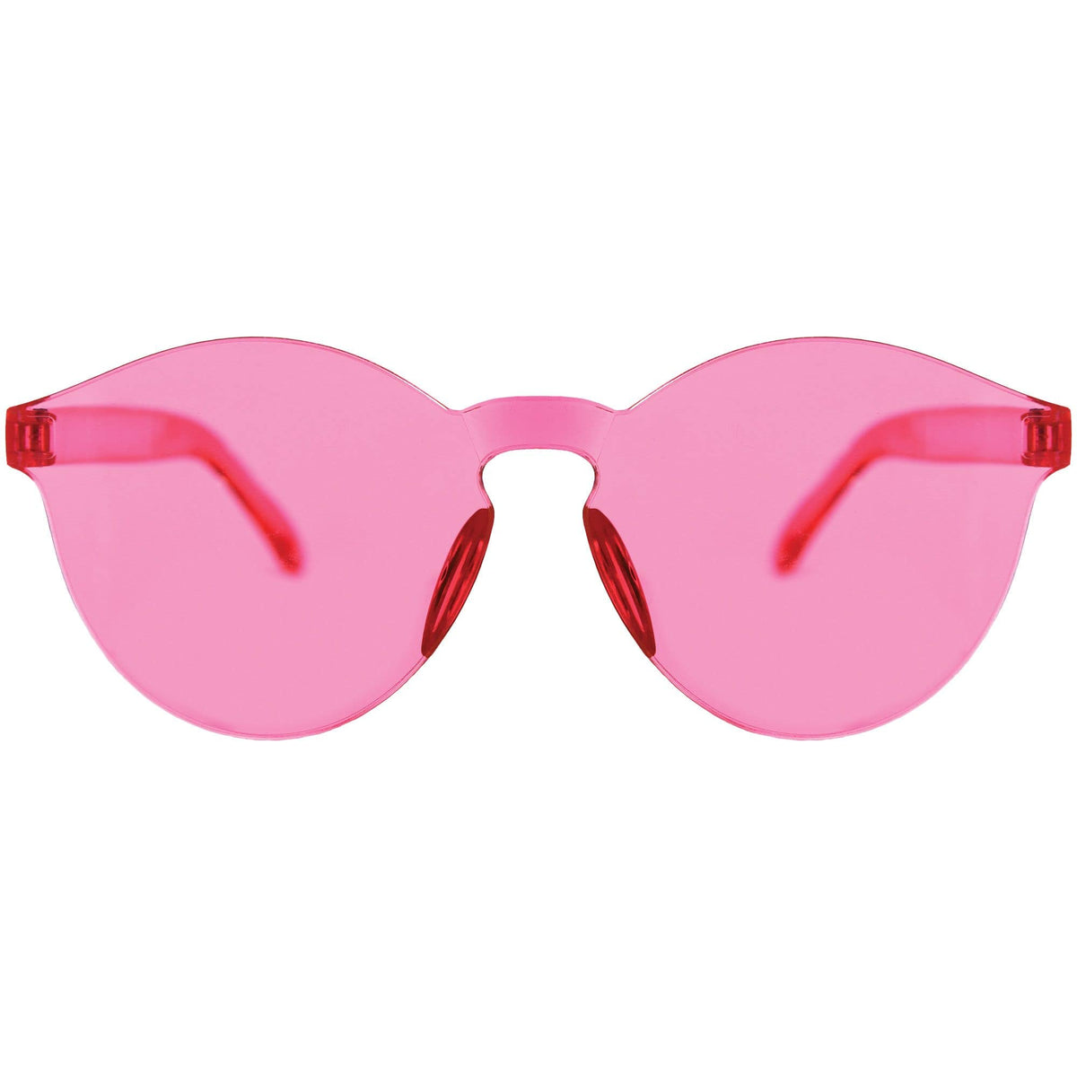 Bright Pink Frameless Party Glasses