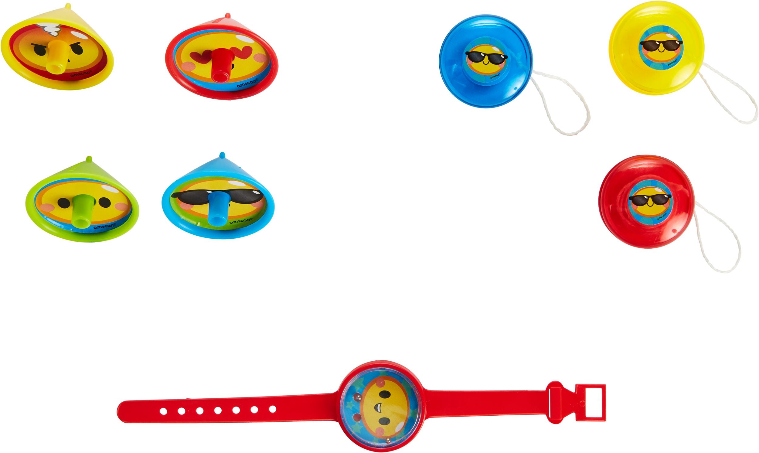 Smiley Party Favor Mega Value Pack - 100 Pieces