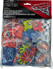 Disney Cars 3 Mega Mix Favour Pack - 48 Piece Set