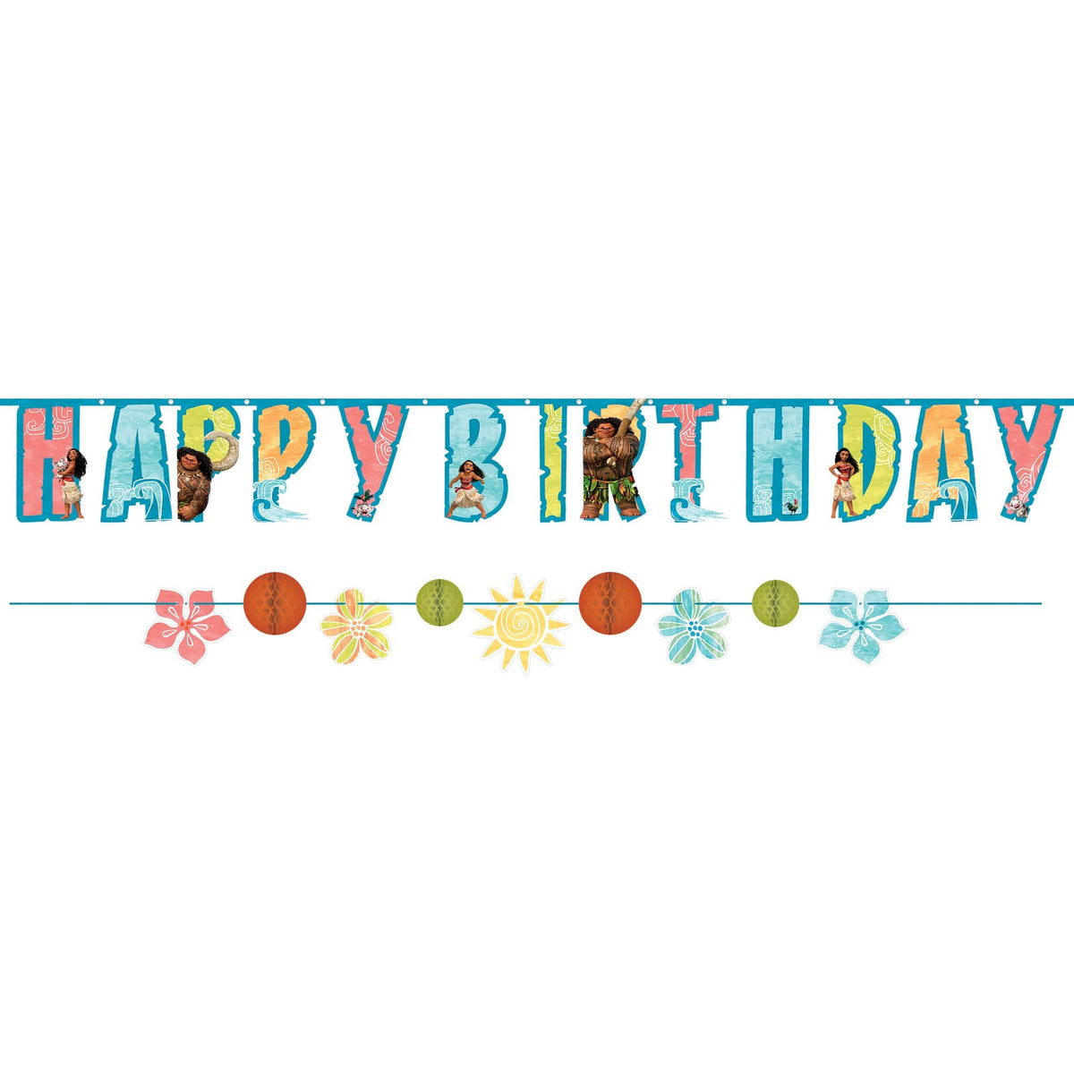 Disney Moana Double Banner Kit for Birthday Celebrations