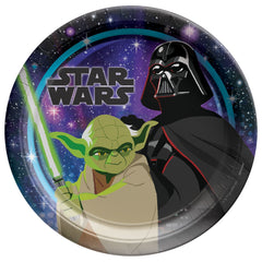 Star Wars Galaxy of Adventures 9-Inch Paper Plates