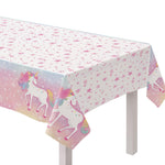Enchanted Unicorn Plastic Table Cover - 54