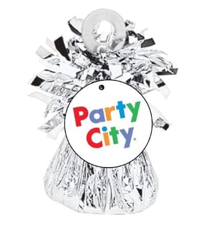 Small Foil Balloon Weight - Silver