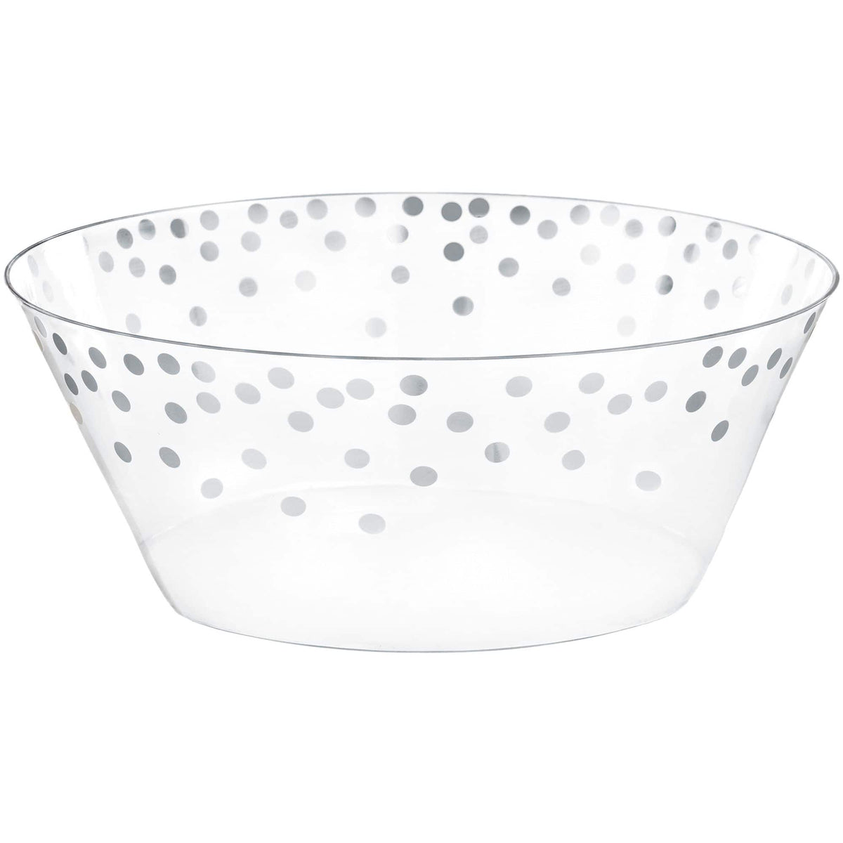 Gold Polka Dot Small Plastic Serving Bowl