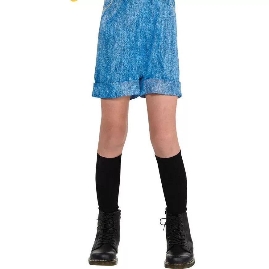 Amscan Despicable Me Minion Halloween Costume, Yellow/Blue Jumpsuit with Overall Shorts Hood & Gloves, Toddler/Kids, Assorted Sizes