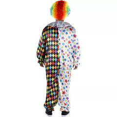 Circus-Friendly Clown Adult Halloween Costume
