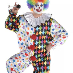 Circus-Friendly Clown Adult Halloween Costume
