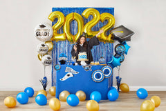Blue Graduation Room Decorating Kit