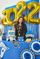 Blue Graduation Room Decorating Kit
