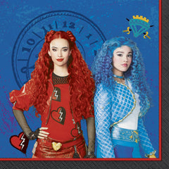 Disney Descendants 4 Beverage Napkins - 16 Pack