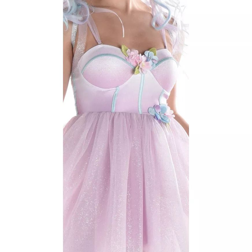 Enchanting Fairy Dress with Floral Accents for Halloween