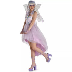 Enchanting Fairy Dress with Floral Accents for Halloween