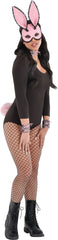 Adult Pink Bunny Accessory Kit with Mask, Choker, Cuffs & Tail