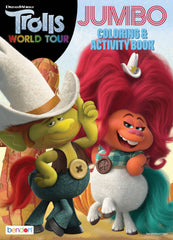 Trolls World Tour Jumbo Coloring & Activity Book
