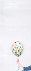 Multicolour Confetti Latex Balloons, 12-inch, 6-Pack