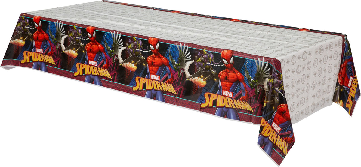 Marvel Spider-Man Webbed Wonder Plastic Table Cover - 54"x96"