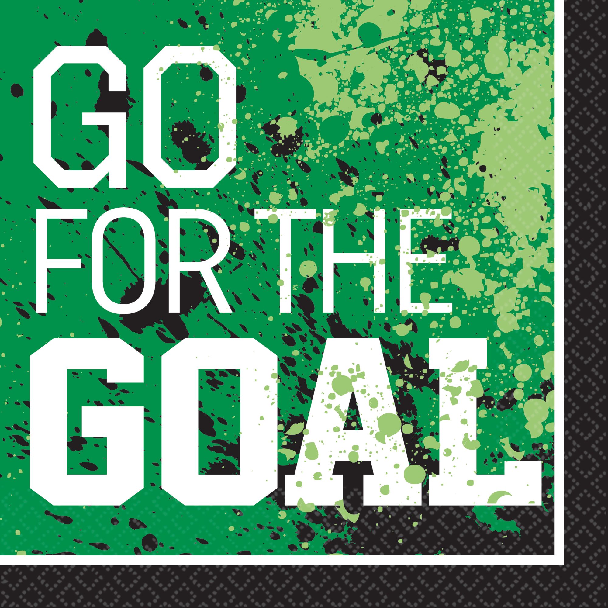 Goal Getter Soccer Lunch Napkins - Score Big at Every Meal