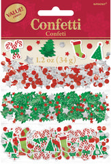 Festive Christmas Confetti Table Scatter D√©cor, 1.2 oz