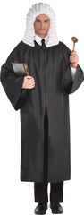 Adult Judge Robe Costume Accessory - Black, One Size