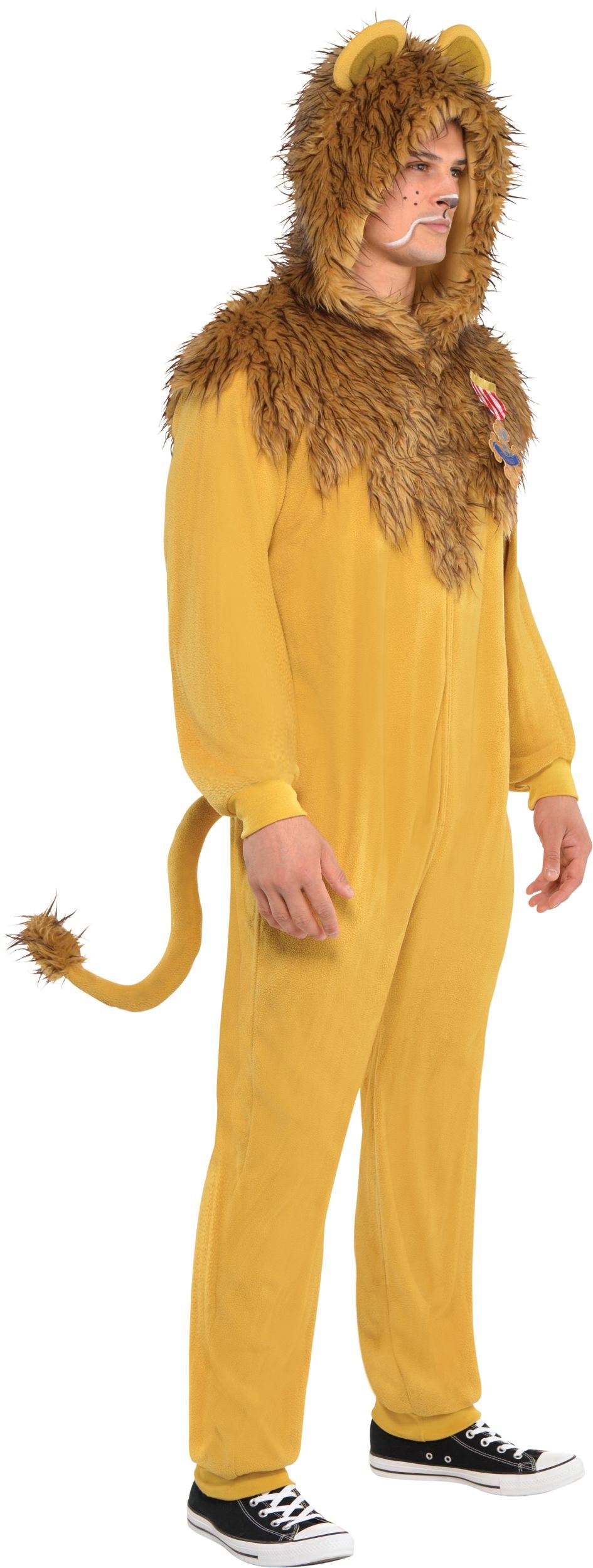 The Wizard of Oz Cowardly Lion Adult Jumpsuit Costume