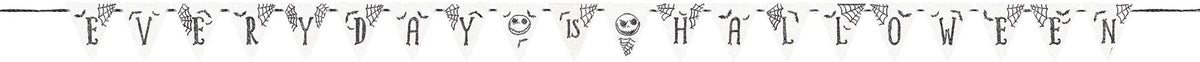 Disney The Nightmare Before Christmas Jack Skellington Pennant Banner