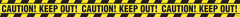 Halloween "Caution! Keep Out!" Tape - 20 ft