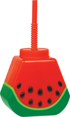Watermelon Sippy Cup with Straw - Fun Summer Drinkware