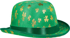 Gold Shamrock Derby Hat for St. Patrick's Day