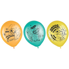Disney Lilo & Stitch 12" Latex Balloons - 6 Pack