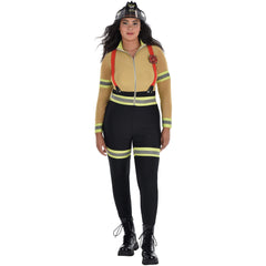Women's Firefighter Catsuit Halloween Costume