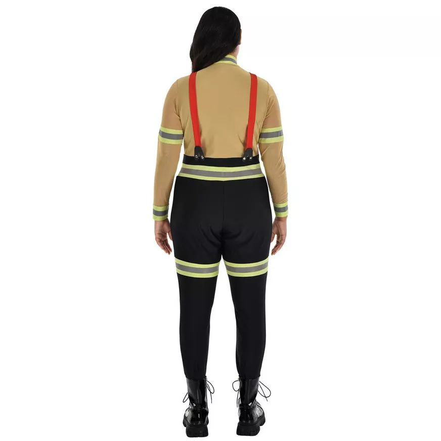 Women's Firefighter Catsuit Halloween Costume