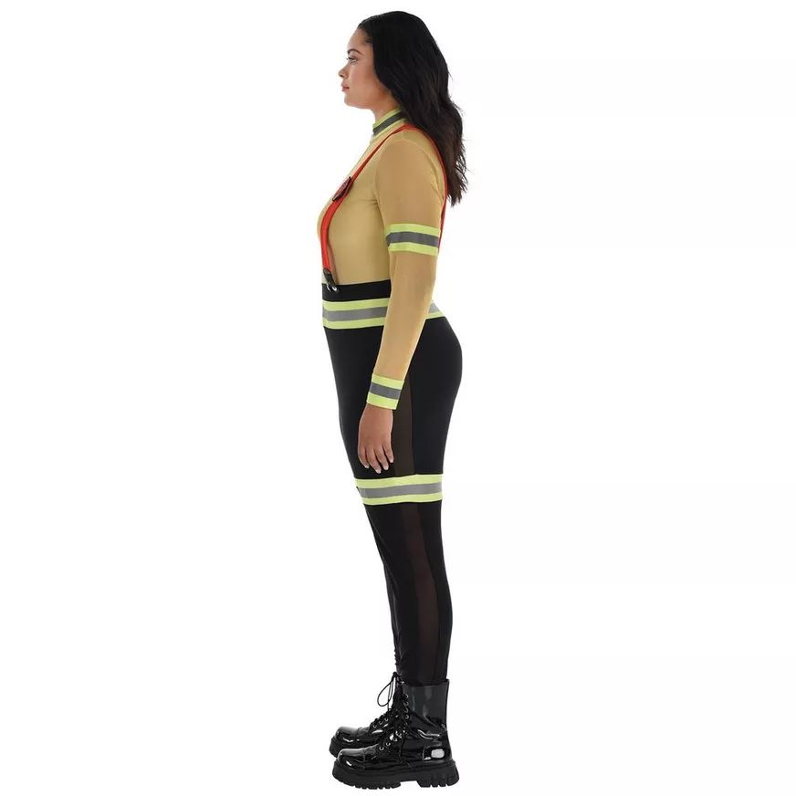 Women's Firefighter Catsuit Halloween Costume