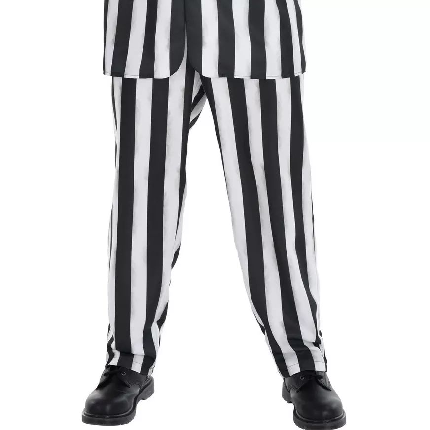Men's Classic Beetlejuice Striped Halloween Costume
