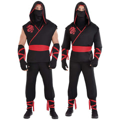 Ninja Assassin Men's Plus XXL Halloween Costume