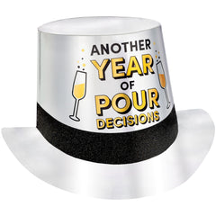 New Year's Eve "Pour Decisions" Top Hat