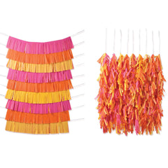 Vibrant Summer Throwback Fringe Wall D√©cor Kit
