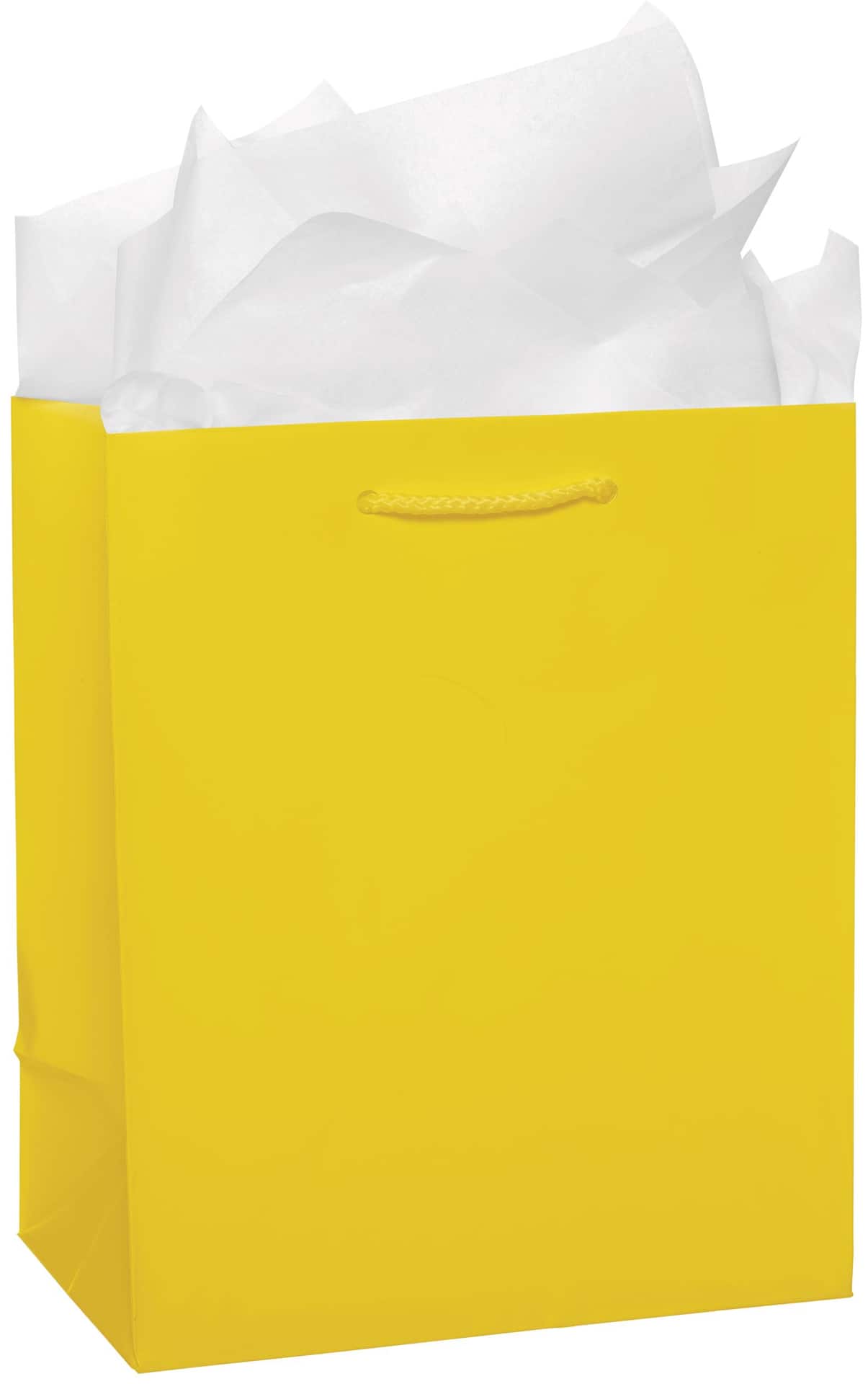 Glossy Bright Pink Gift Bag - Medium Size