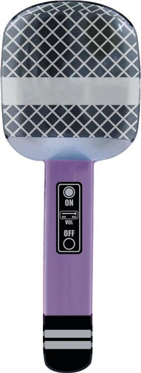 80's Party Inflatable Microphone Set ‚Äì 4 Pack