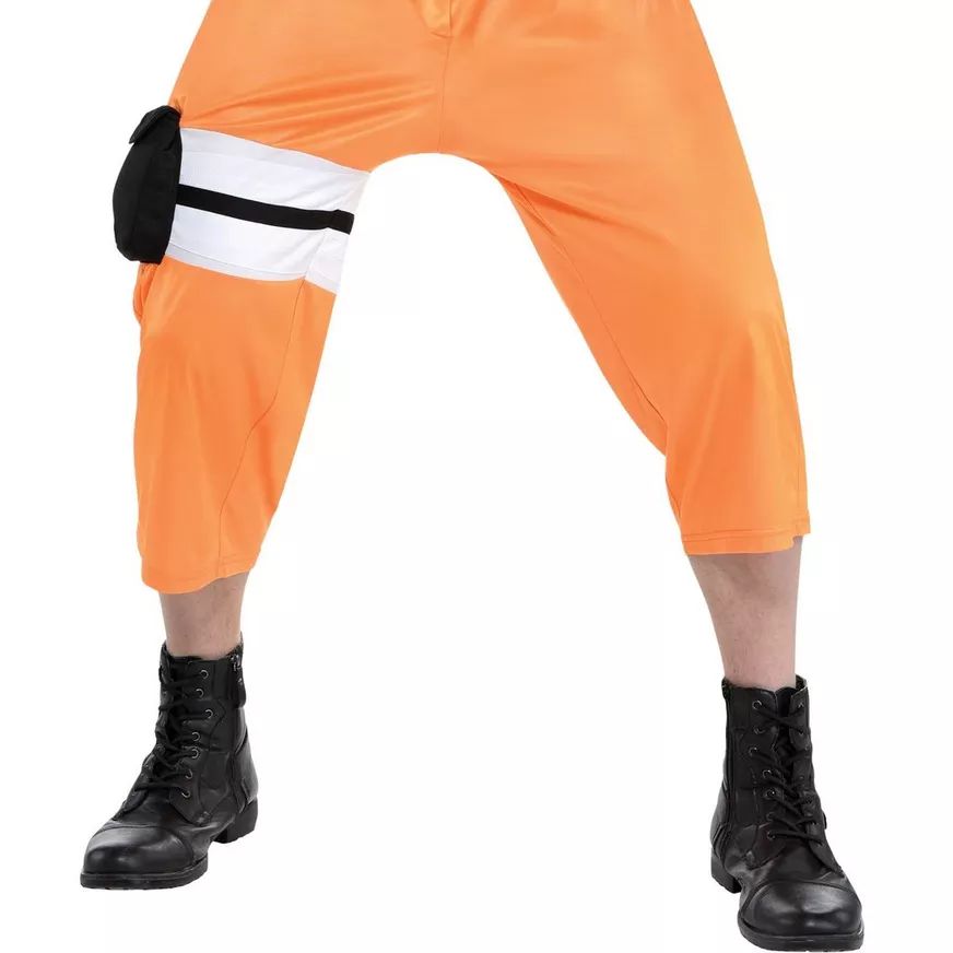 Men's Naruto Shippuden Anime Jumpsuit Costume with Headpiece