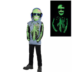 Kids' Zombie Gamer Glow-in-the-Dark Halloween Costume