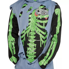 Kids' Zombie Gamer Glow-in-the-Dark Halloween Costume