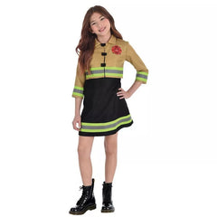 Girls' Firefighter Halloween Costume Dress