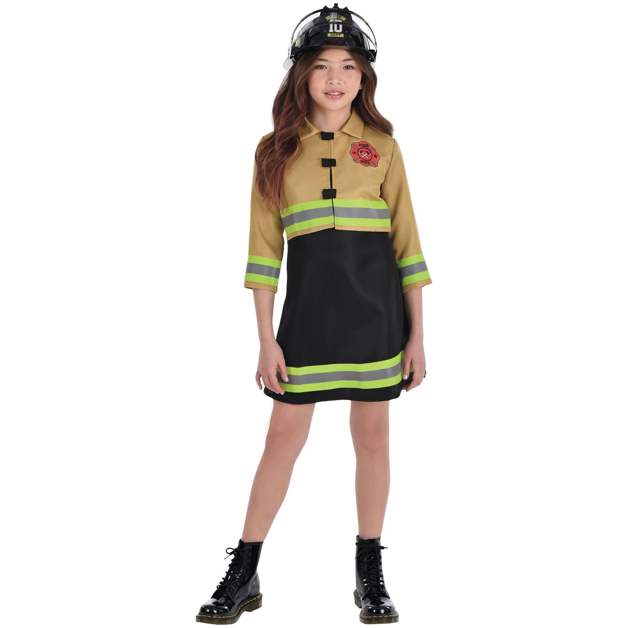 Girls' Firefighter Halloween Costume Dress