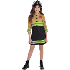 Girls' Firefighter Halloween Costume Dress